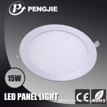 15W LED blanco luz del panel (redonda)